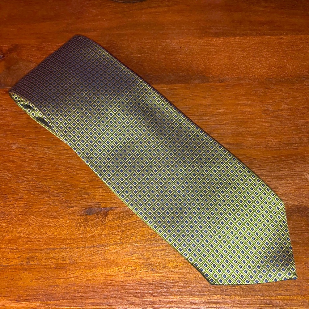 Green & Blue Banana Republic Tie